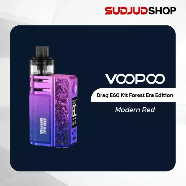 voopoo drag e60 kit forest era edition modern red