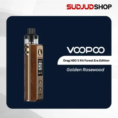 voopoo drag h80 s kit forest era edition golden rosewood