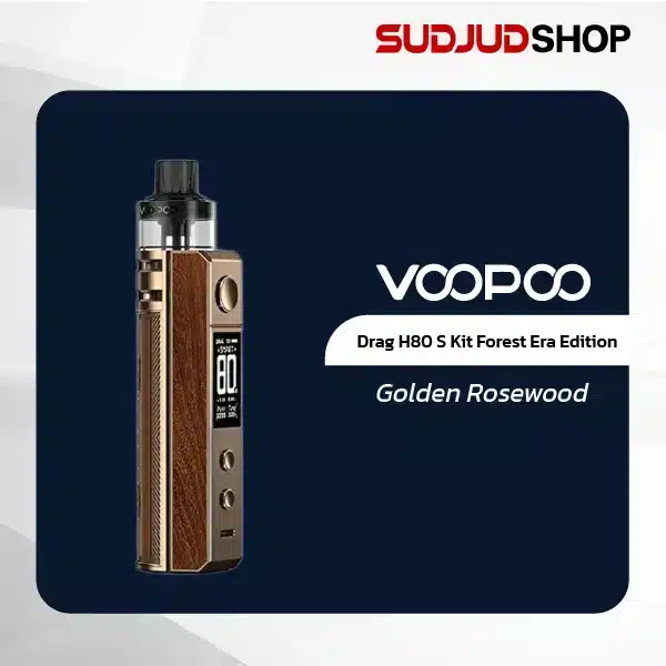 voopoo drag h80 s kit forest era edition golden rosewood