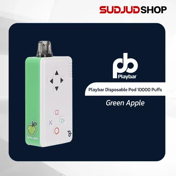 playbar disposable pod 10000 puffs green apple