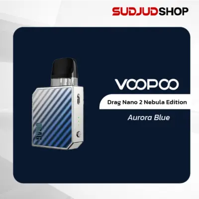 voopoo drag nano 2 nebula edition aurora blue