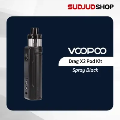 voopoo drag x2 pod spray black