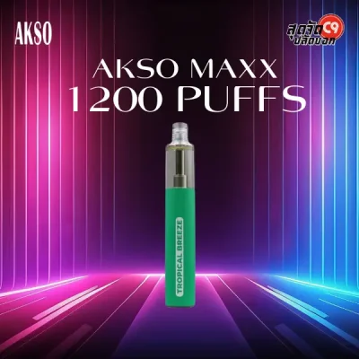 akso maxx 1200 puffs tropical breeze