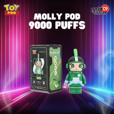 toypod molly 9000 puffs apple
