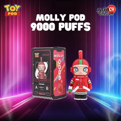 toypod molly 9000 puffs strawberry