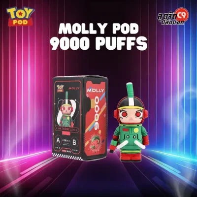 toypod molly 9000 puffs watermelon