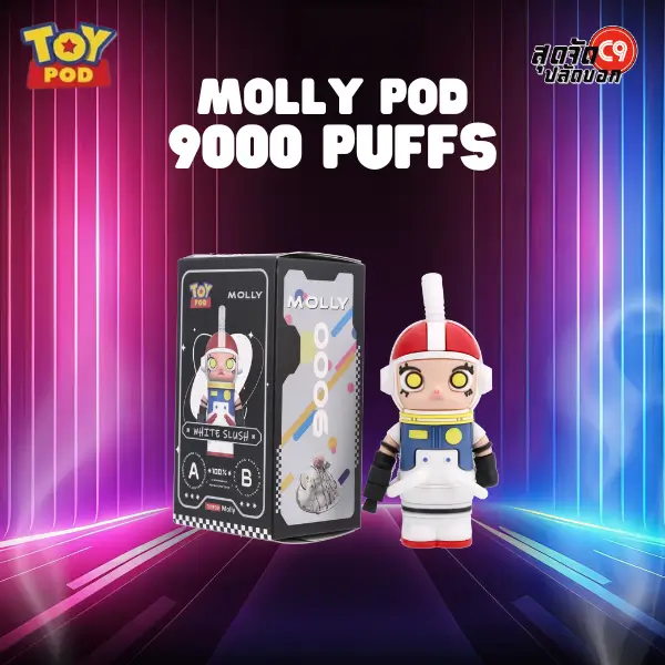 toypod molly 9000 puffs white slush