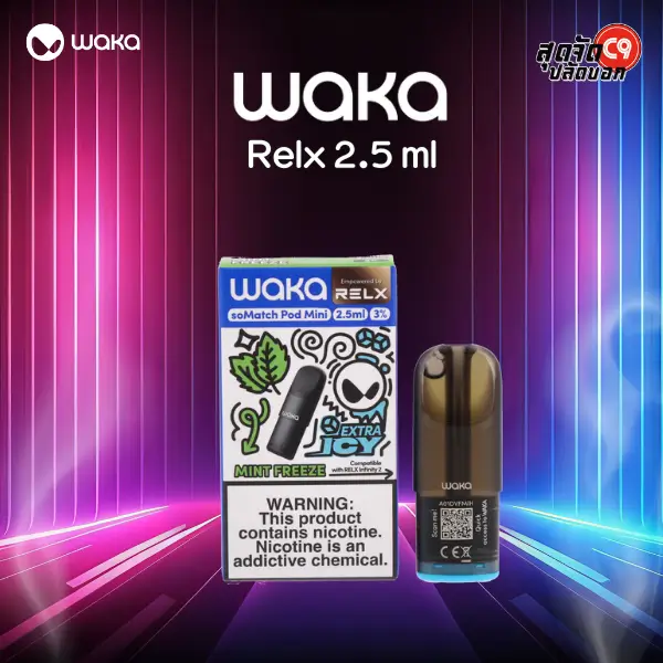 waka relx 2.5 ml mint freeze